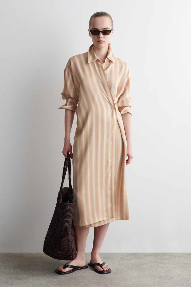 Rochie midi din viscoză - COS