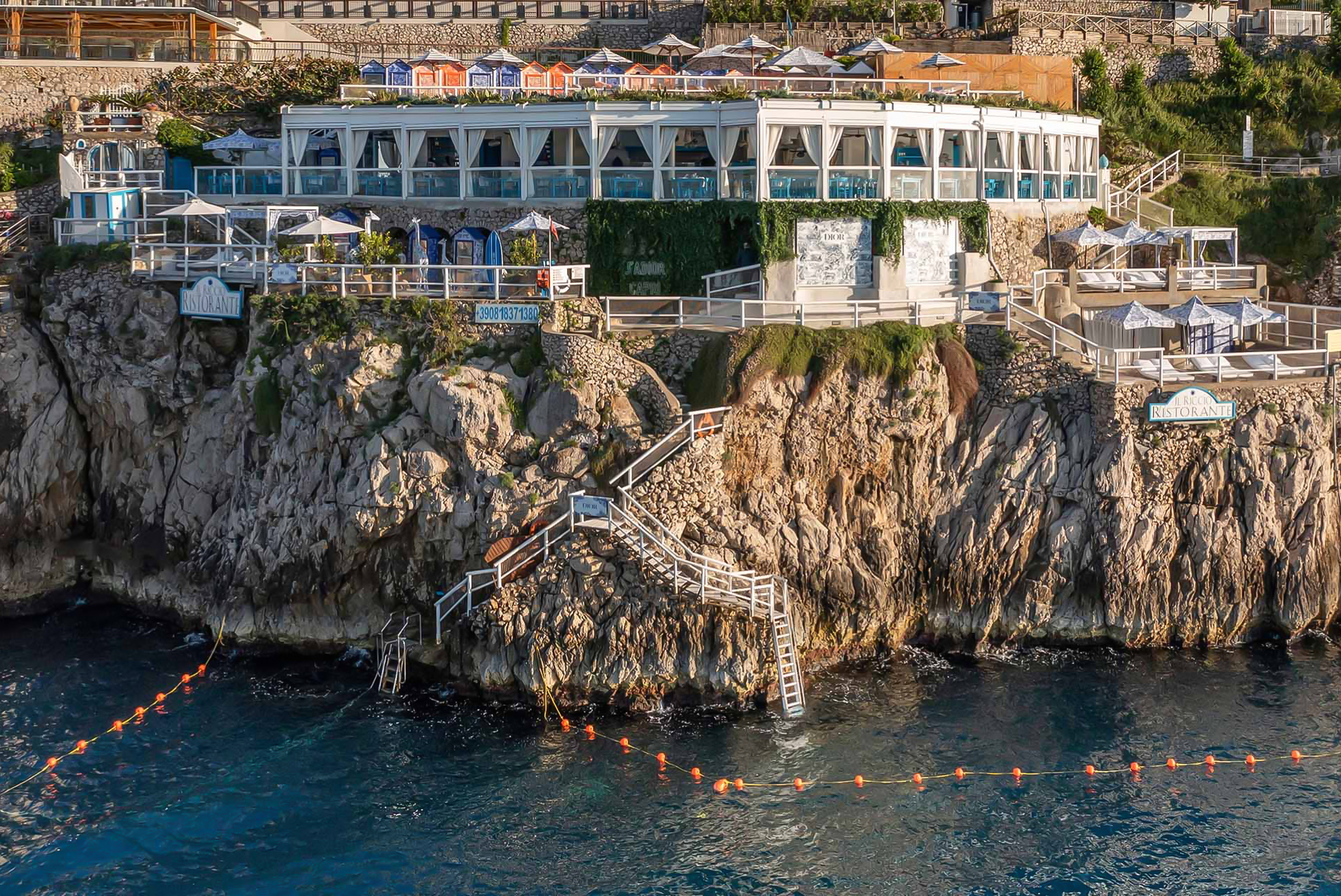 Il Riccio Restaurant: espresso, soare și Dior