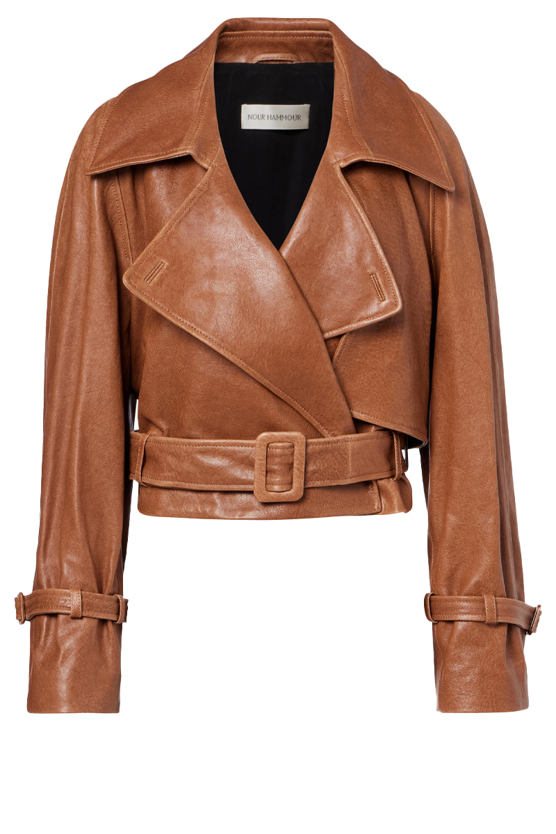 NOUR HAMMOUR Biker Jacket
