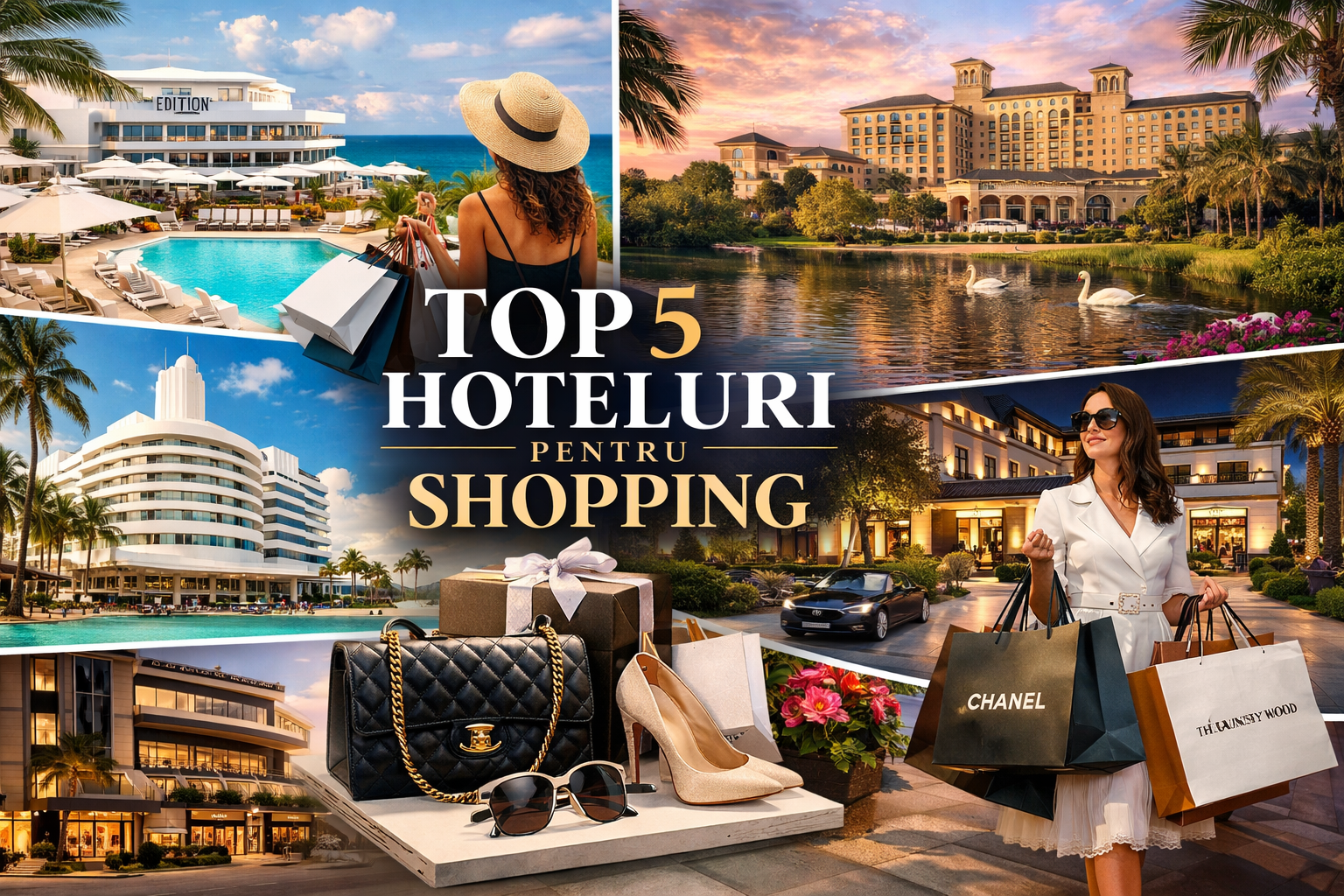 5 hoteluri de lux pe care le vizitezi pentru shopping