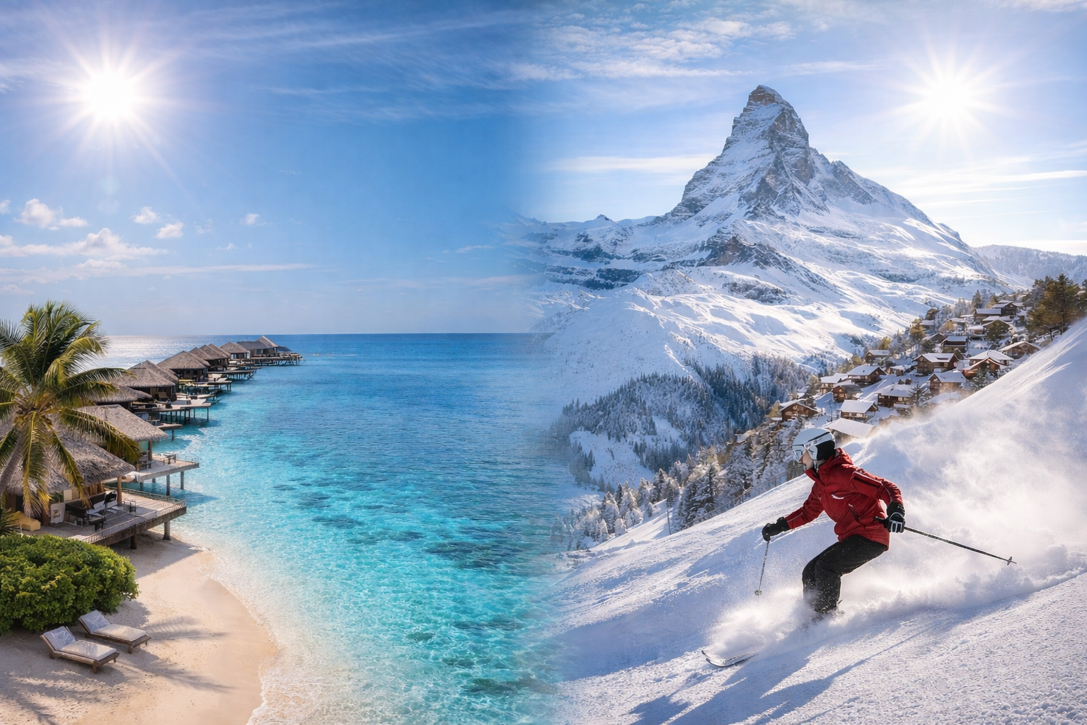 Soare și zăpadă: top destinații deosebite unde poți călători în anul 2026